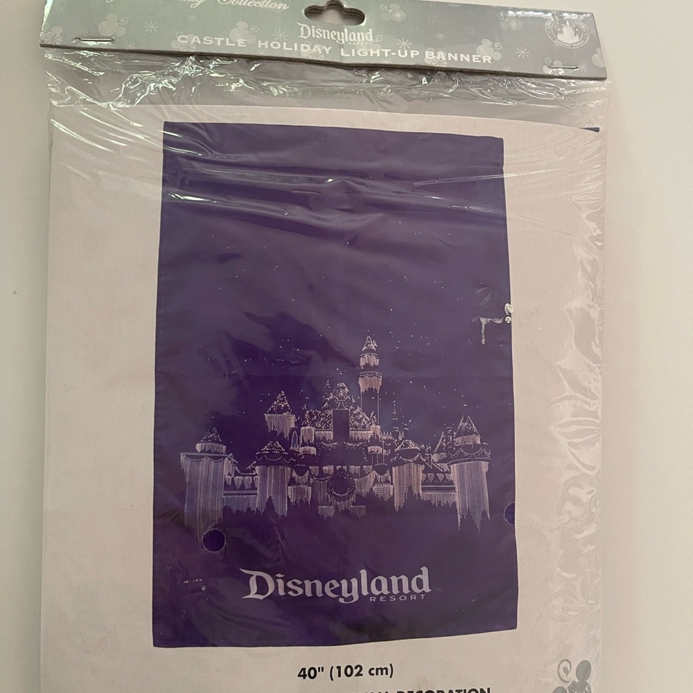 Disney Purple Castle Wall Decoration